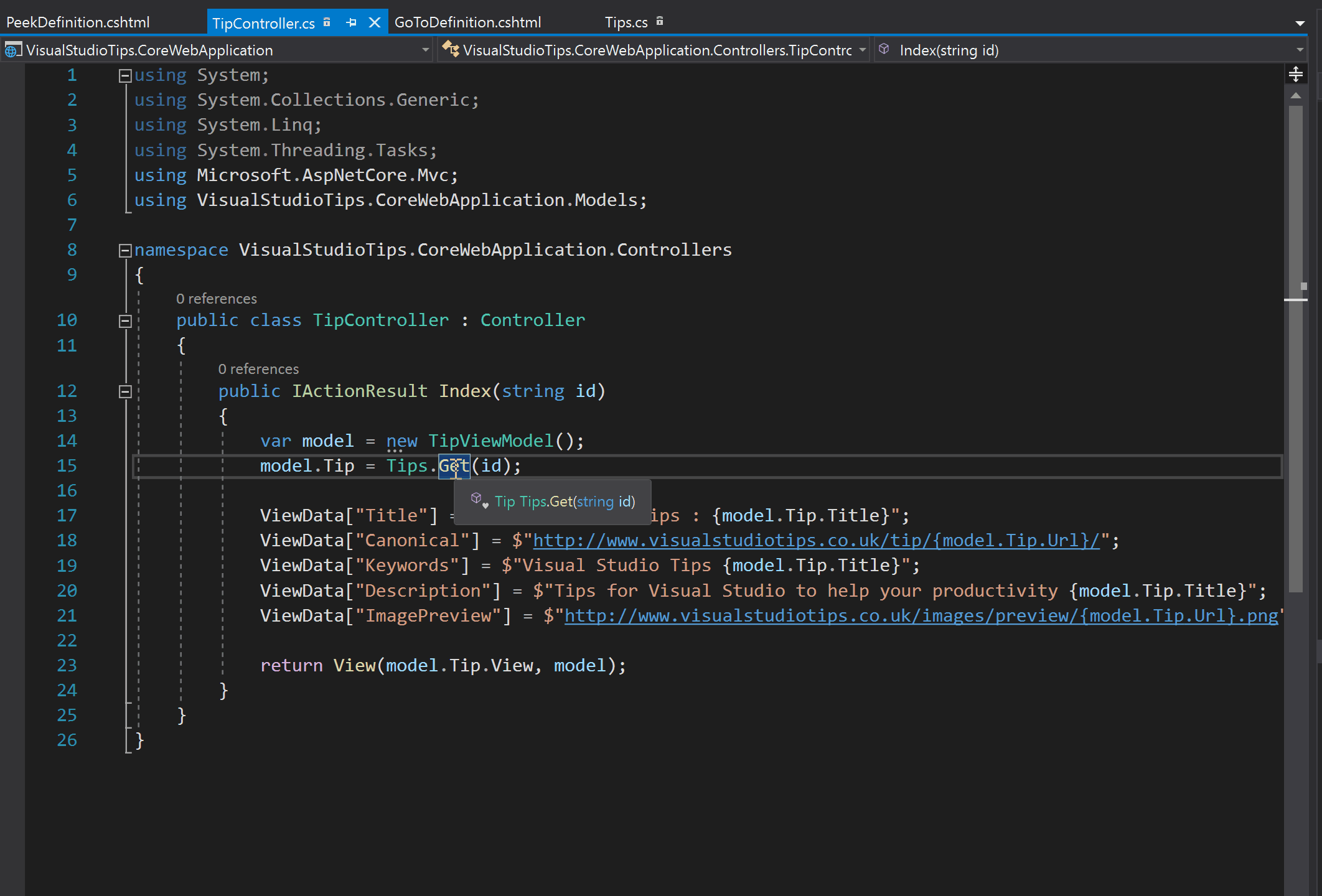 visual studio code shortcuts move line